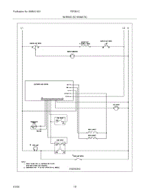 10 - Wiring Schematic parts for Frigidaire Range FEF351CWB from AppliancePartsPros.com