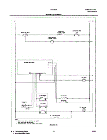 11 - Wiring Schematic parts for Frigidaire Range FEF352AUC from AppliancePartsPros.com