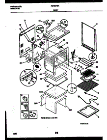 03 - Body Parts parts for Frigidaire Range FEF357BAWA from AppliancePartsPros.com