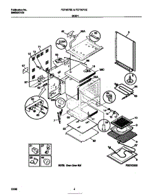 03 - Body parts for Frigidaire Range FEF357CESA from AppliancePartsPros.com