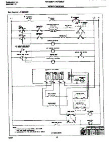 06 - Wiring Diagram parts for Frigidaire Range FEF358BFWA from AppliancePartsPros.com