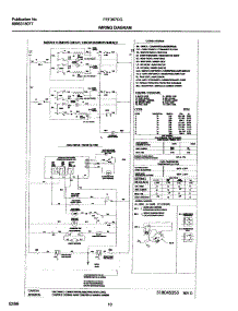 10 - Wiring Diagram parts for Frigidaire Range FEF357CGSA from AppliancePartsPros.com