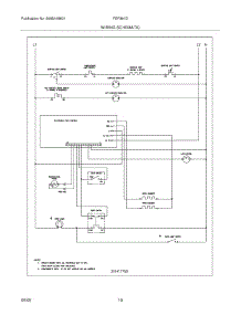 10 - Wiring Schematic parts for Frigidaire Range FEF364DWD from AppliancePartsPros.com