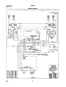 10 - Wiring Diagram parts for Frigidaire Range FEF365BWA from AppliancePartsPros.com