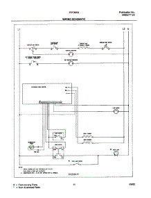 11 - Wiring Schematic parts for Frigidaire Range FEF365BWA from AppliancePartsPros.com