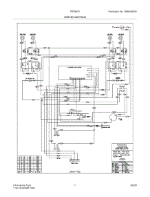 11 - Wiring Diagram parts for Frigidaire Range FEF364DUB from AppliancePartsPros.com