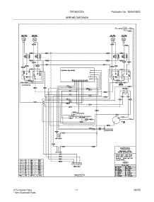 11 - Wiring Diagram parts for Frigidaire Range FEF366XESA from AppliancePartsPros.com