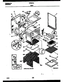 03 - Body Parts parts for Frigidaire Range FEF367CASA from AppliancePartsPros.com