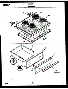 04 - Cooktop And Drawer Parts parts for Frigidaire Range FEF367CASA from AppliancePartsPros.com