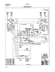 10 - Wiring Diagram parts for Frigidaire Range FEF376ASE from AppliancePartsPros.com