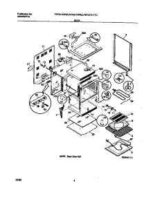 03 - Body parts for Frigidaire Range FEF377CFTC from AppliancePartsPros.com