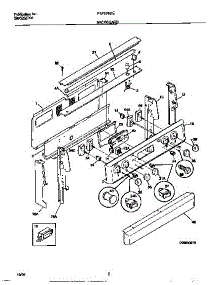 02 - Backguard parts for Frigidaire Range FEF378CEBB from AppliancePartsPros.com
