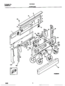 02 - Backguard parts for Frigidaire Range FEF378CETA from AppliancePartsPros.com