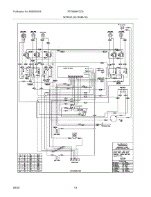 10 - Wiring Schematic parts for Frigidaire Range FEF380MXDCB from AppliancePartsPros.com