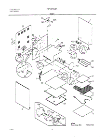 05 - Body parts for Frigidaire Range FEF387WJCA from AppliancePartsPros.com