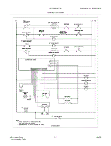 11 - Wiring Diagram parts for Frigidaire Range FEF380MXDCB from AppliancePartsPros.com