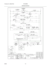 10 - Wiring Diagram parts for Frigidaire Range FEF450BWE from AppliancePartsPros.com