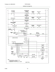 12 - Wiring Schematic parts for Frigidaire Range FEFB7ABDCB from AppliancePartsPros.com