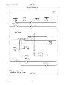 10 - Wiring Schematic parts for Frigidaire Range FEFL67DCC from AppliancePartsPros.com