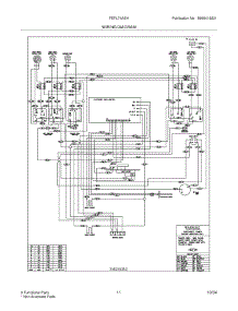 11 - Wiring Diagram parts for Frigidaire Range FEFL74ASH from AppliancePartsPros.com