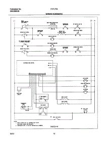 10 - Wiring Scheamtic parts for Frigidaire Range FEFL77AQE from AppliancePartsPros.com