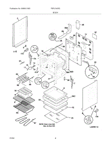 05 - Body parts for Frigidaire Range FEFL74ASG from AppliancePartsPros.com