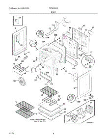 05 - Body parts for Frigidaire Range FEFLM600DQA from AppliancePartsPros.com