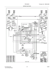 11 - Wiring Diagram parts for Frigidaire Range FEFLM605DBB from AppliancePartsPros.com