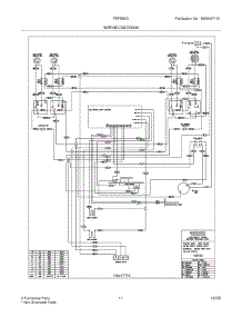 11 - Wiring Diagram parts for Frigidaire Range FEFS66DSG from AppliancePartsPros.com