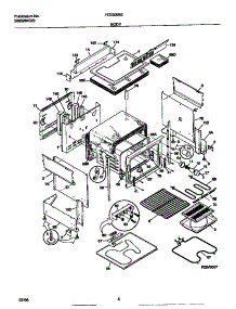 03 - Body parts for Frigidaire Range FES300BEBA from AppliancePartsPros.com
