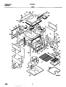 03 - Body parts for Frigidaire Range FES355CCTG from AppliancePartsPros.com
