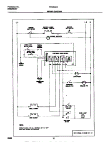 06 - Wiring Diagram parts for Frigidaire Range FES355CCTG from AppliancePartsPros.com