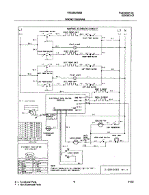 11 - Wiring Diagram parts for Frigidaire Range FES355ASA from AppliancePartsPros.com