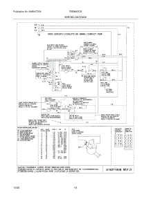 10 - Wiring Diagram parts for Frigidaire Range FES365ECB from AppliancePartsPros.com