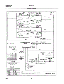 10 - Wiring Diagram parts for Frigidaire Range FES367AQD from AppliancePartsPros.com