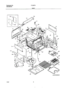 05 - Body parts for Frigidaire Range FES367ABB from AppliancePartsPros.com
