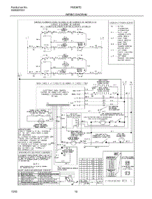 10 - Wiring Diagram parts for Frigidaire Range FES367DCA from AppliancePartsPros.com