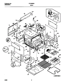 03 - Body parts for Frigidaire Range FES388WGCJ from AppliancePartsPros.com