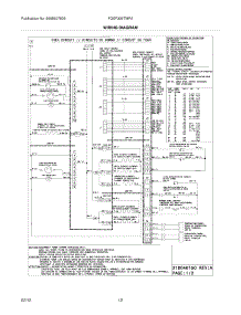 10 - Wiring Diagram parts for Frigidaire Range FGEF306TMFA from AppliancePartsPros.com