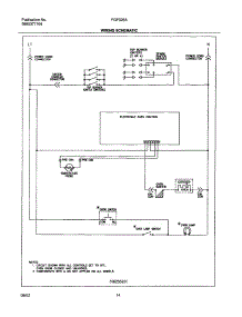 14 - Wiring Schematic parts for Frigidaire Range FGF326ASA from AppliancePartsPros.com
