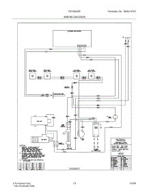 13 - Wiring Diagram parts for Frigidaire Range FGF326ASF from AppliancePartsPros.com