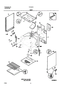 07 - Body parts for Frigidaire Range FGF337ASD from AppliancePartsPros.com