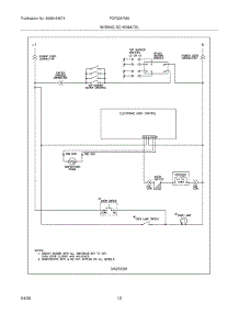 12 - Wiring Schematic parts for Frigidaire Range FGF328FMA from AppliancePartsPros.com
