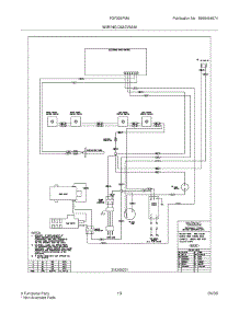 13 - Wiring Diagram parts for Frigidaire Range FGF328FMA from AppliancePartsPros.com