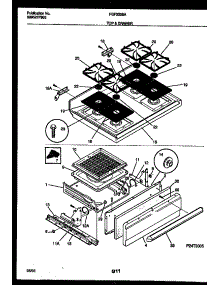 05 - Cooktop And Broiler Drawer Parts parts for Frigidaire Range FGF333BAWA from AppliancePartsPros.com