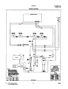 13 - Wiring Diagram parts for Frigidaire Range FGF337AWC from AppliancePartsPros.com