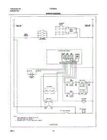 12 - Wiring Diagram parts for Frigidaire Range FGF355AUA from AppliancePartsPros.com