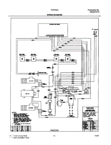 13 - Wiring Diagram parts for Frigidaire Range FGF355AUC from AppliancePartsPros.com
