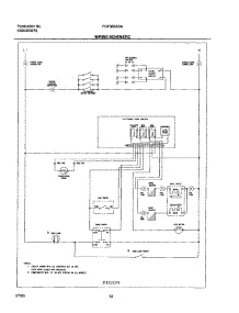 12 - Wiring Schematic parts for Frigidaire Range FGF366ASA from AppliancePartsPros.com