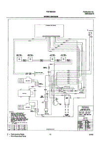 13 - Wiring Diagram parts for Frigidaire Range FGF366ASA from AppliancePartsPros.com